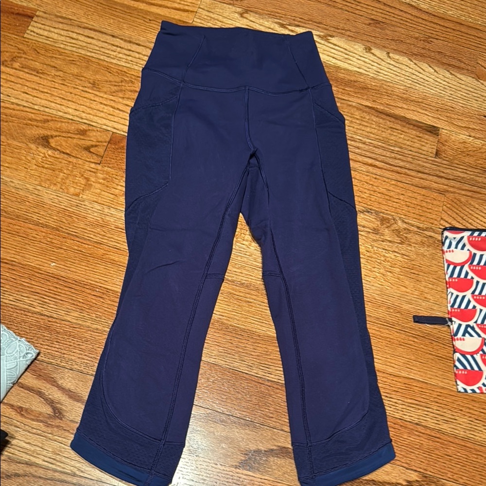 Lululemon Navy Blue Capri Legging